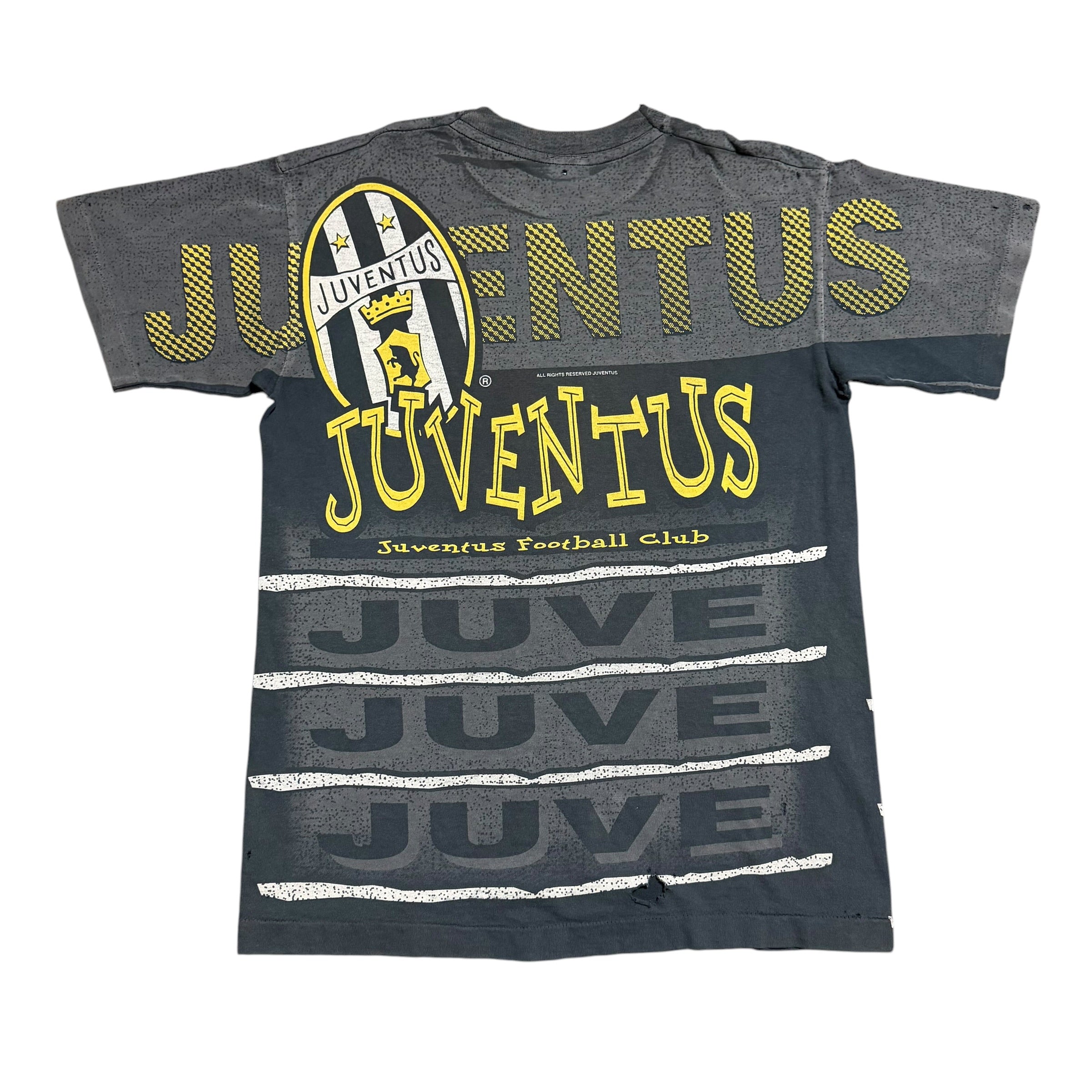 1990s Juventus Spell Out AOP Serie A Italy