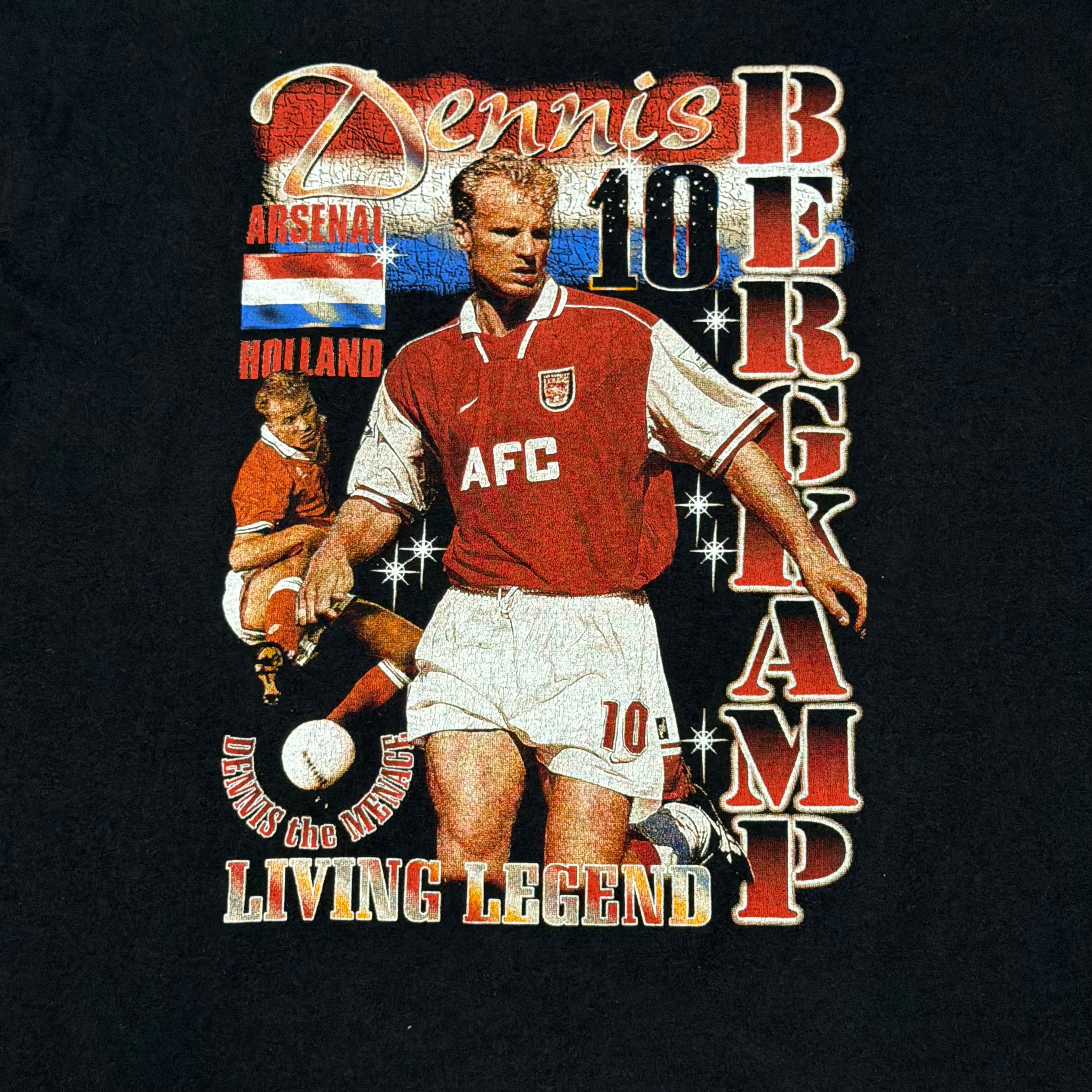 1990s Arsenal FC Dennis Bergkamp Holland EPL