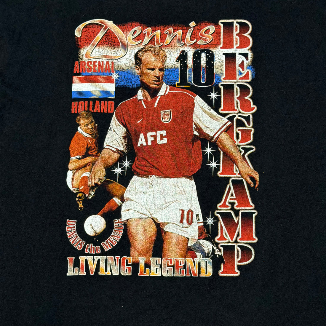 1990s Arsenal FC Dennis Bergkamp Holland EPL