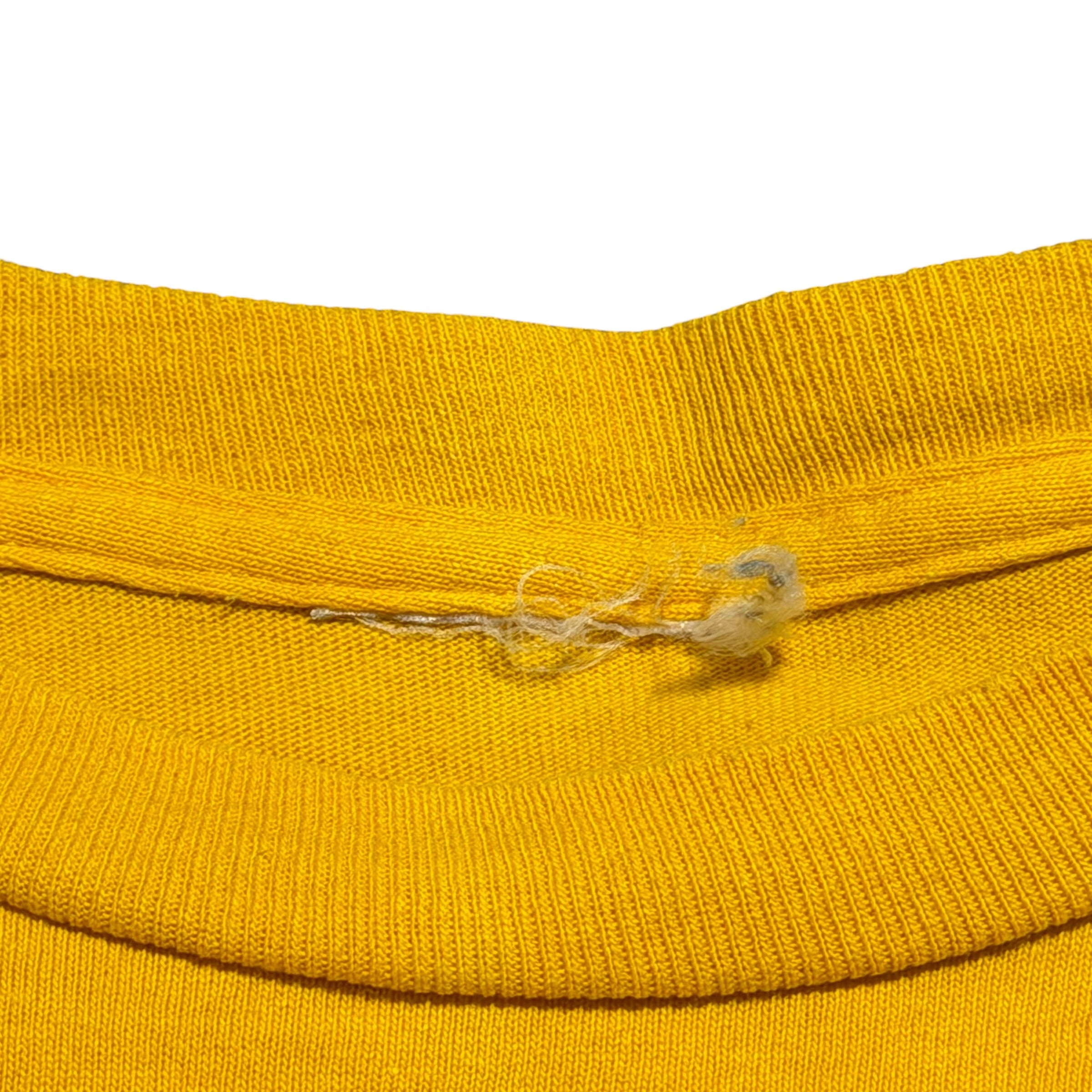 2000s Adidas Soccer Flames Harley Style Yellow Longsleeve