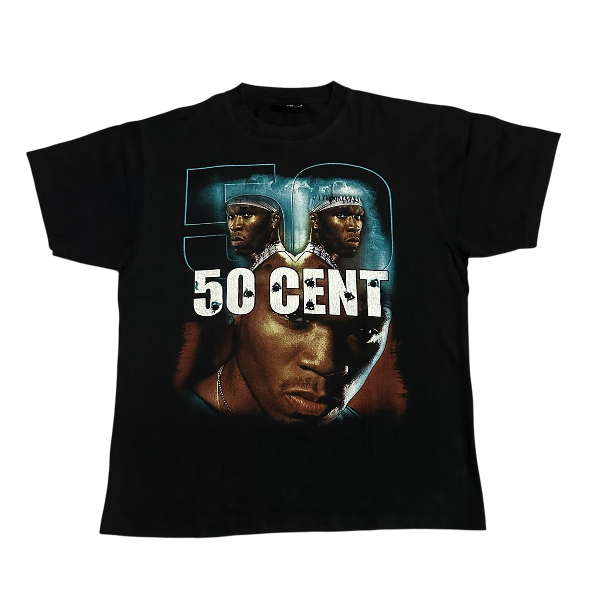 2000s 50 Cent Thai Style Rap Tee