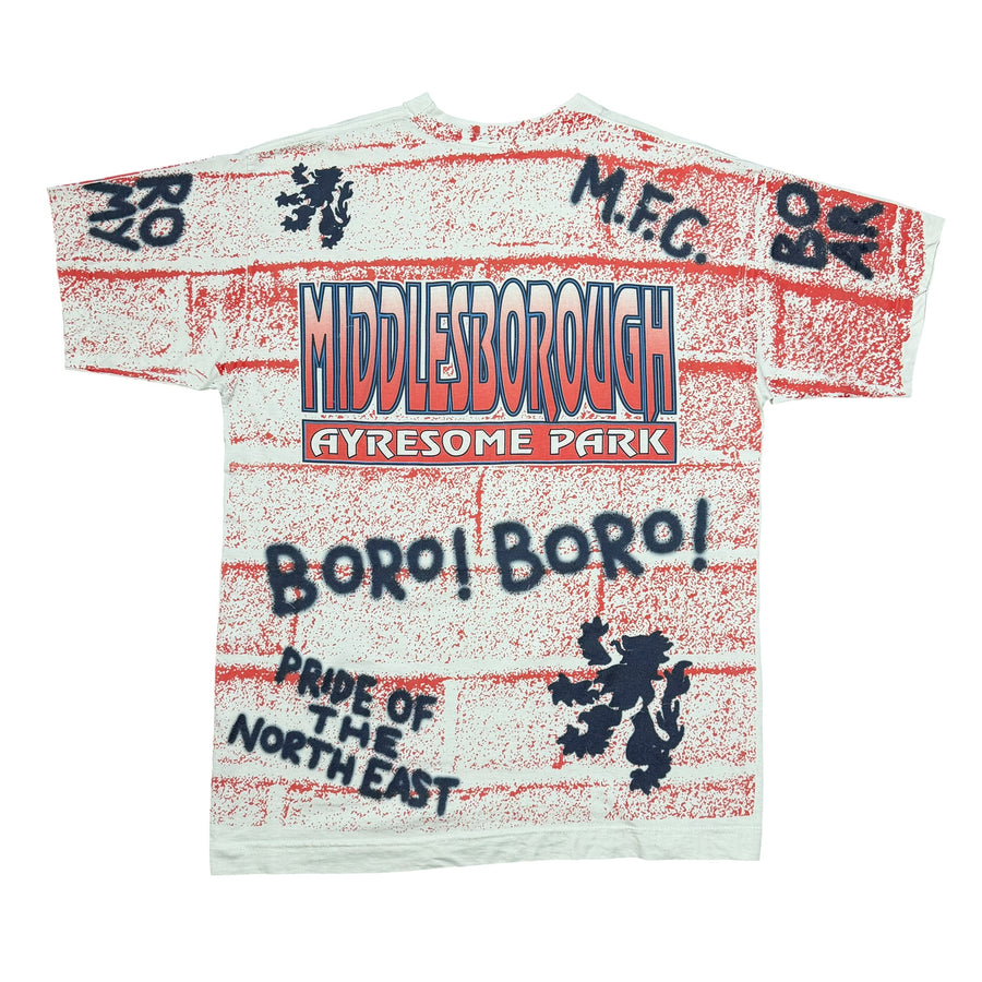 1994 Middlesborough Graffiti Brick EPL AOP