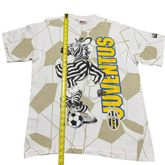 1990s Juventus Zebra Mascot Serie A AOP