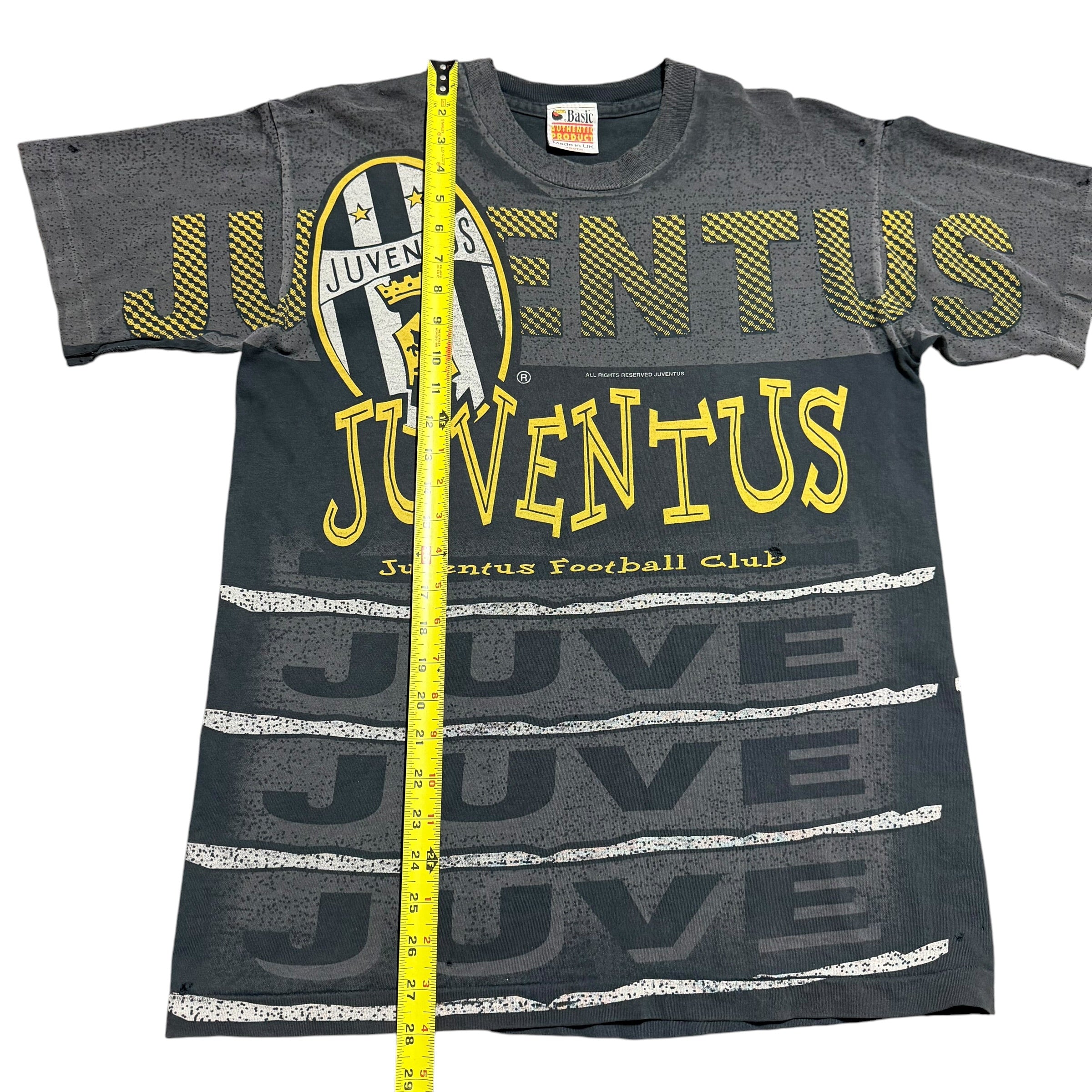 1990s Juventus Spell Out AOP Serie A Italy