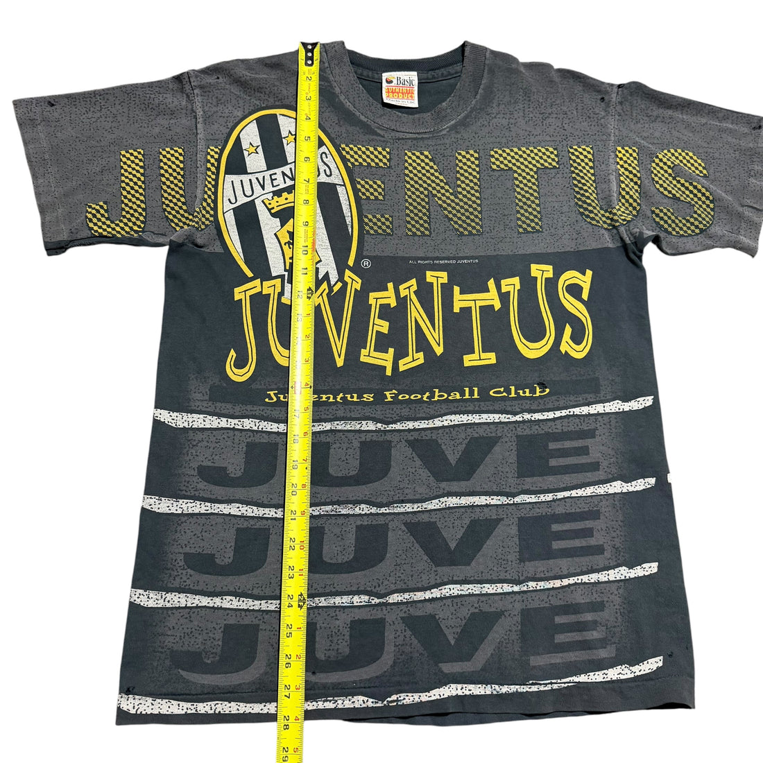 1990s Juventus Spell Out AOP Serie A Italy