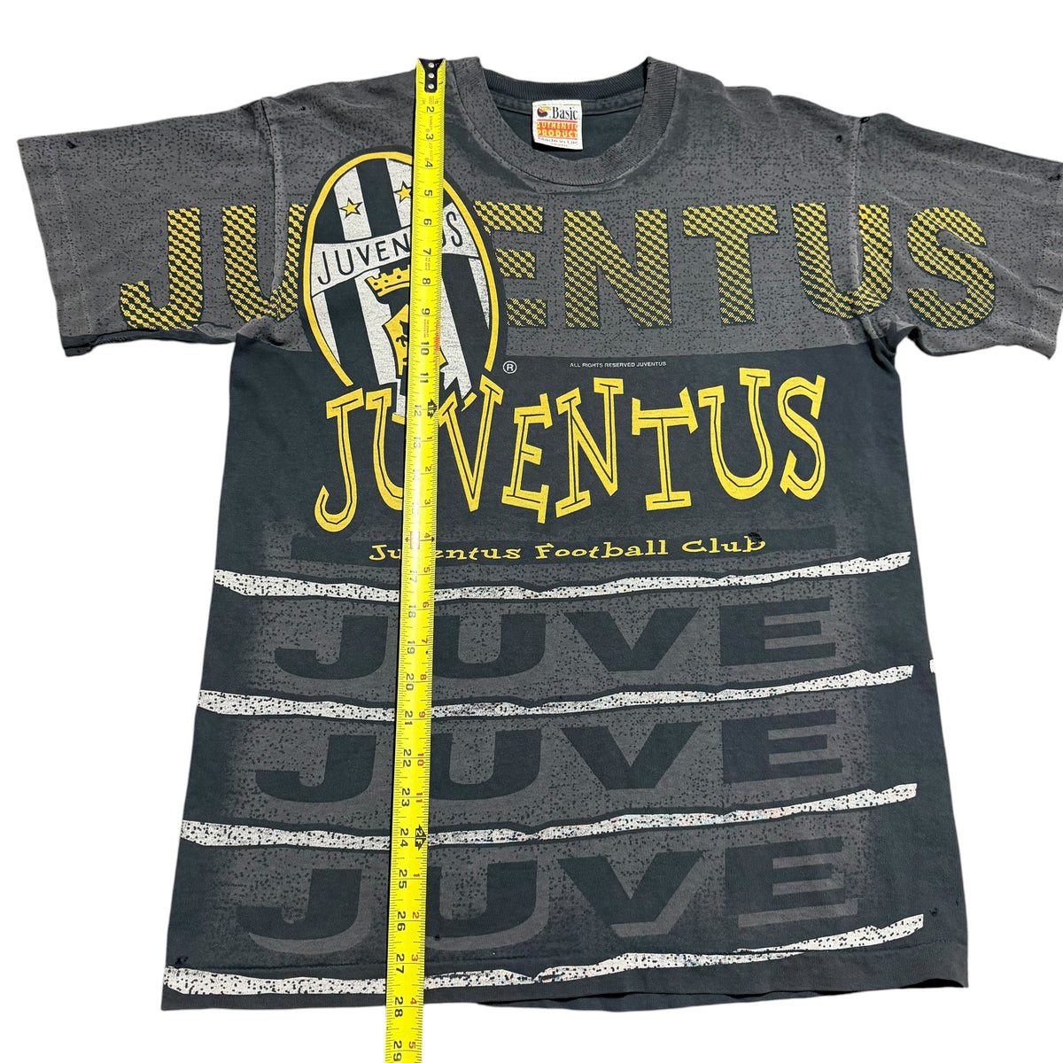 1990s Juventus Spell Out AOP Serie A Italy
