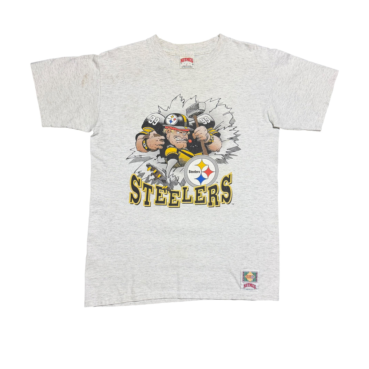 1993 Pittsburgh Steelers Breakthrough Jack Davis Nutmeg NFL