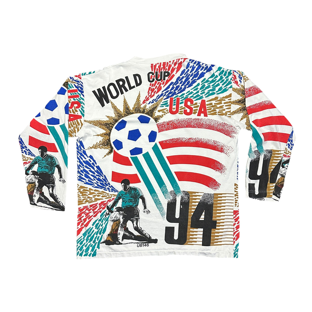 1994 World Cup USA Long Sleeve Color Block AOP