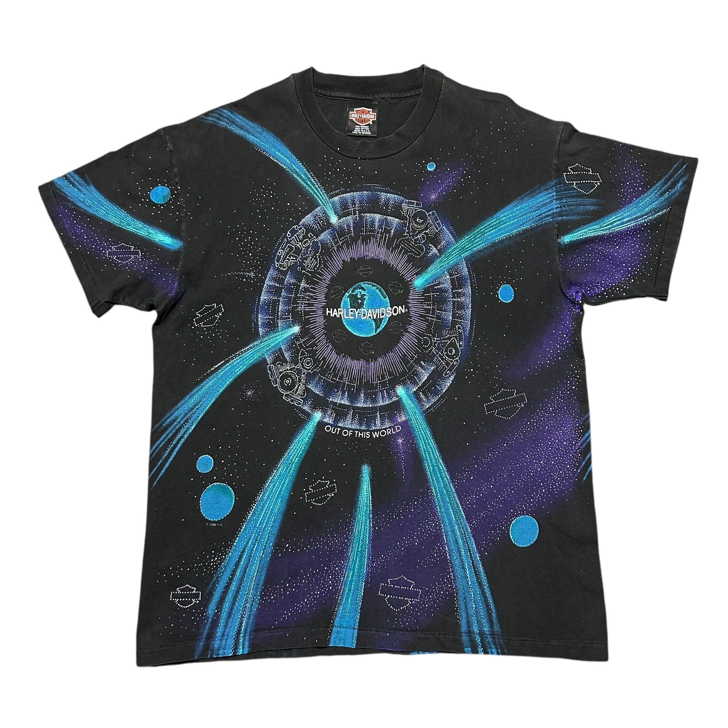 1990s Harley Davidson Galaxy Stars AOP