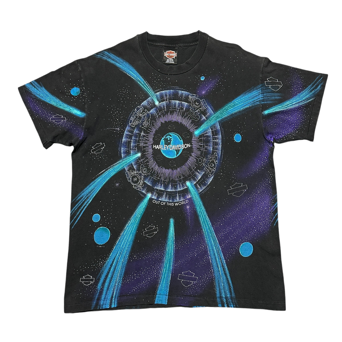 1990s Harley Davidson Galaxy Stars AOP