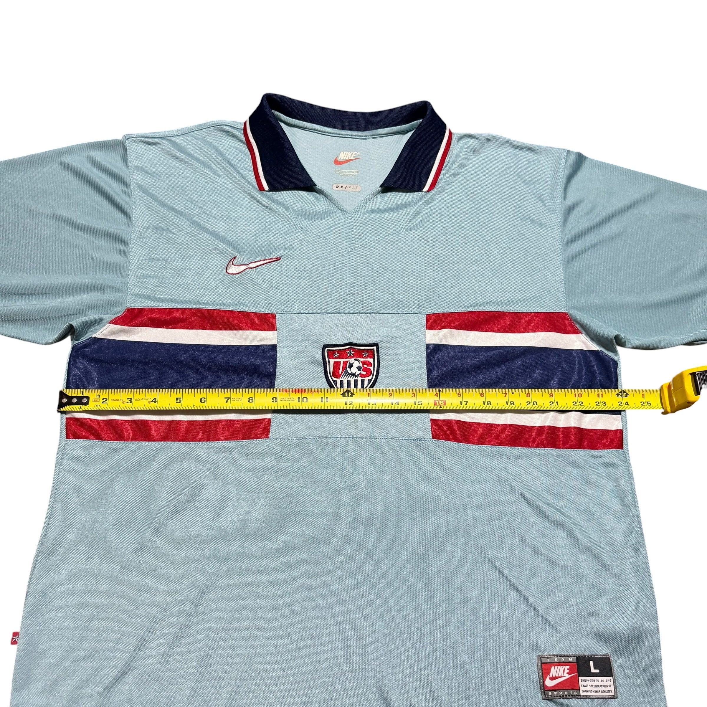 1996 USA Nike Jersey Kit Blue US Soccer #13