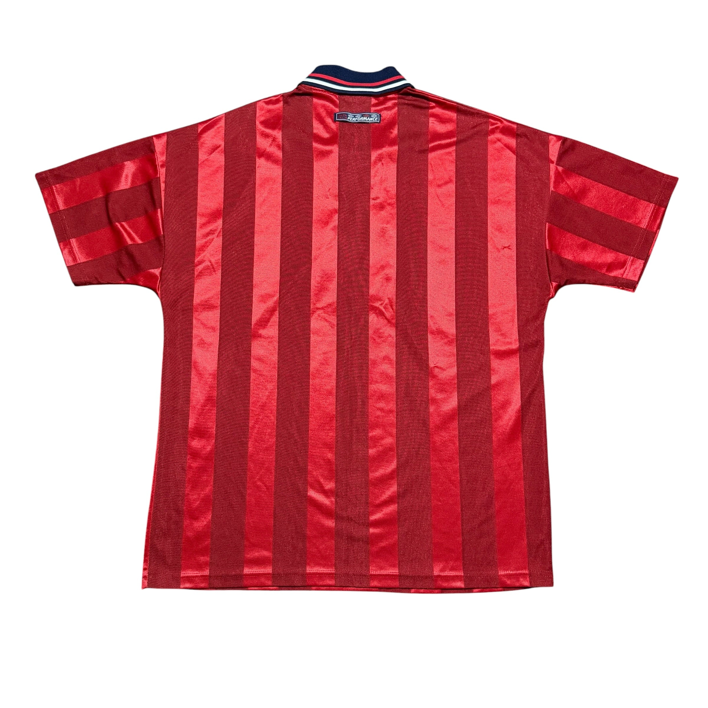 1998 England World Cup Umbro Jersey Kit Red