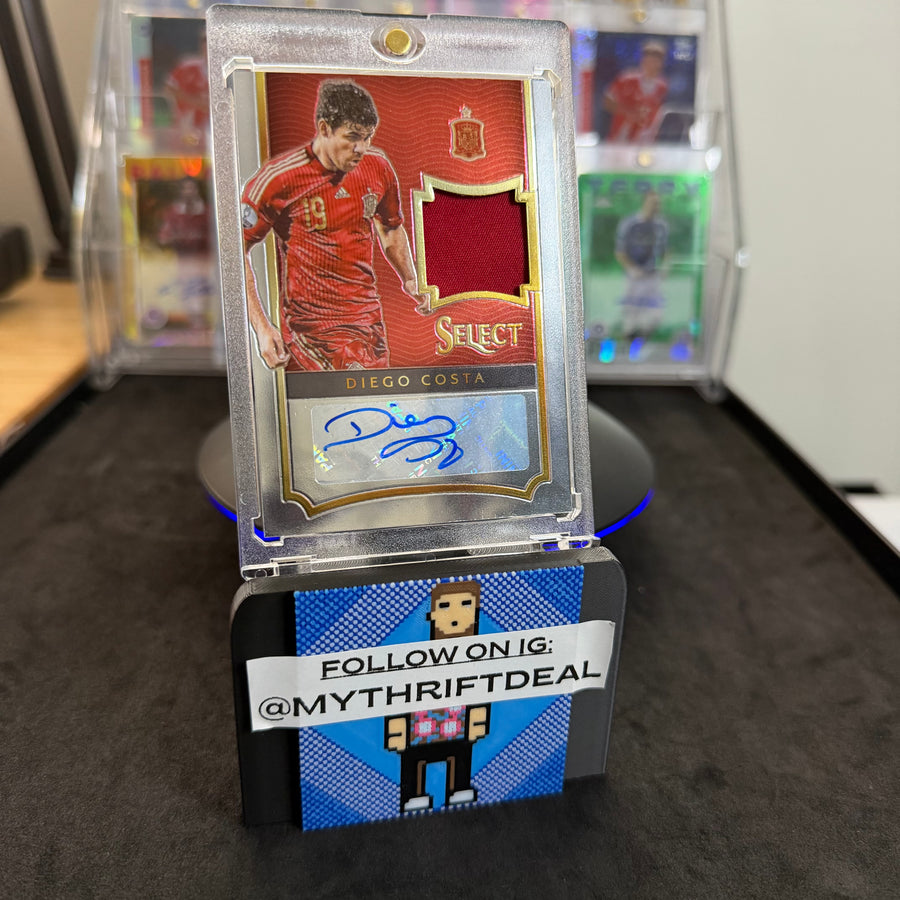 2015-16 Panini Select Diego Costa Spain Autograph Patch /39 Card (33/39)