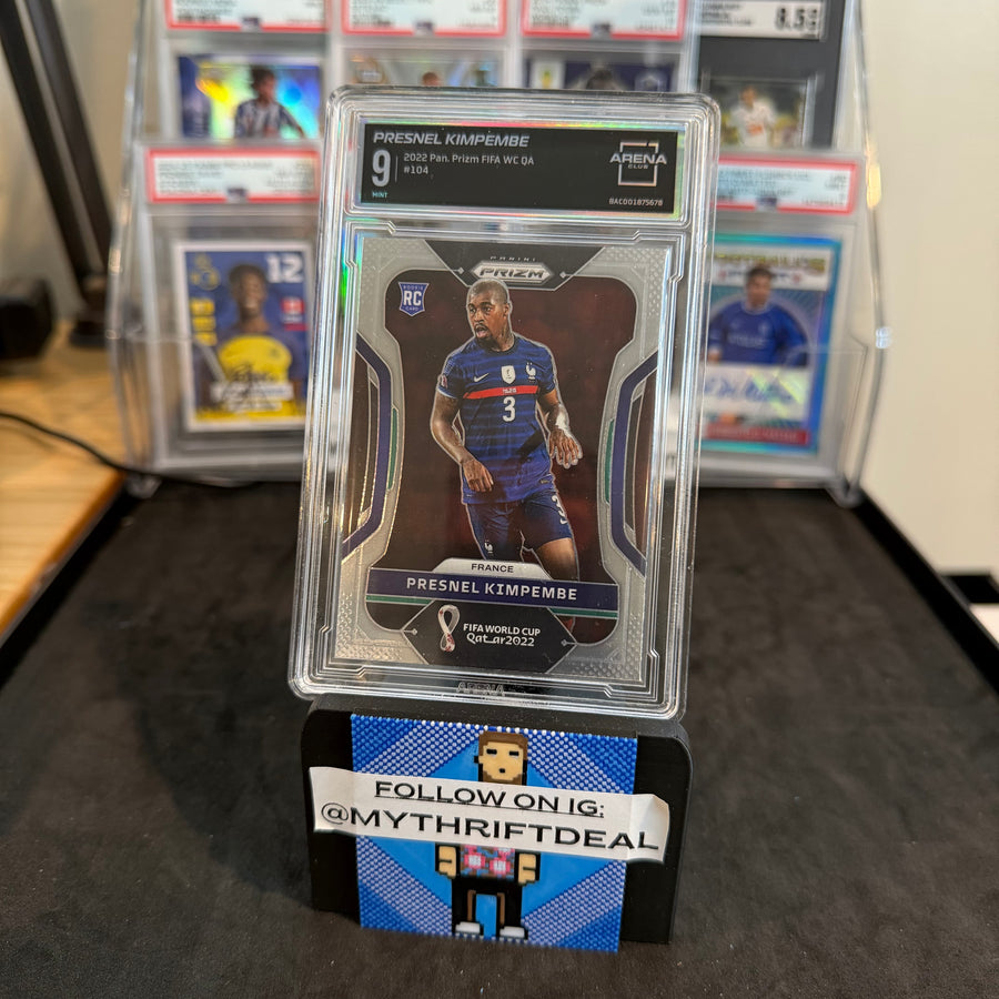 2022 Presnel Kimpembe France Prizm World Cup Qatar RC Arena Club 9 Card