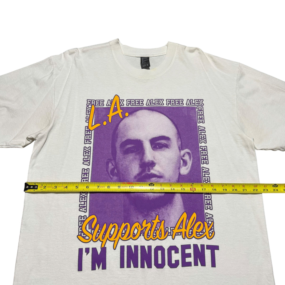 2021 Alex Caruso Free Alex LA Lakers Not Guilty W33d
