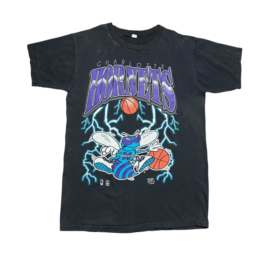 1990s Charlotte Hornets Lightning Official Fan NBA