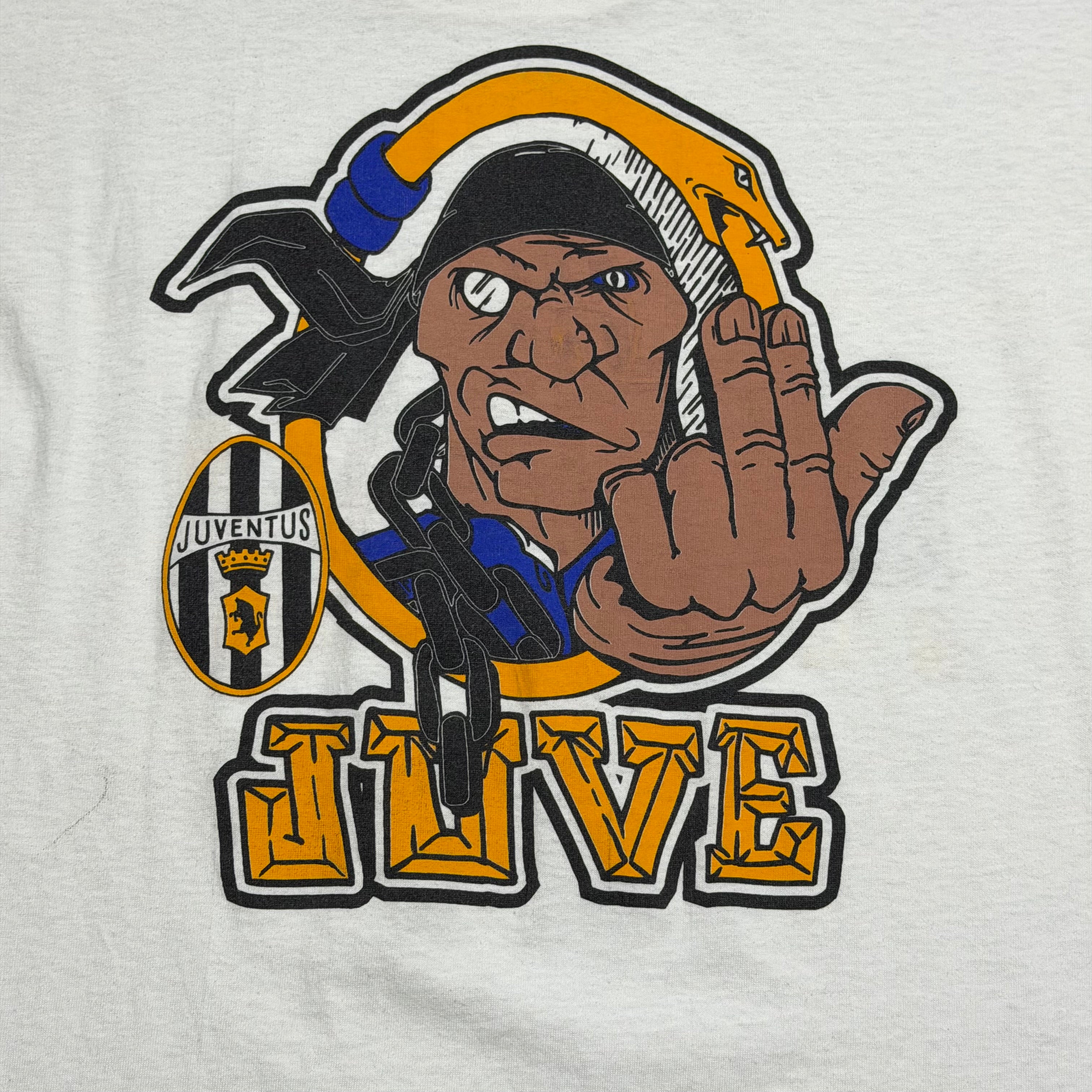 1990s Juventus Flipping Off Pirate Serie A Italy