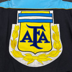 1994 World Cup Jeff Hamilton Argentina Leather Patch Jacket