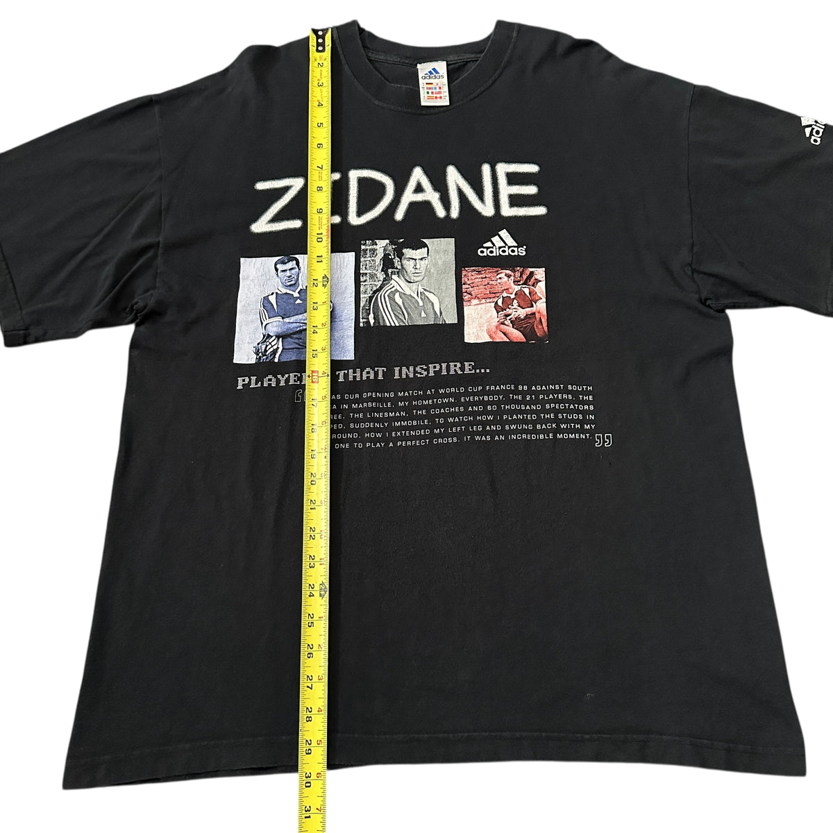 1990s Zidedine Zidane Adidas Real Madrid Promo