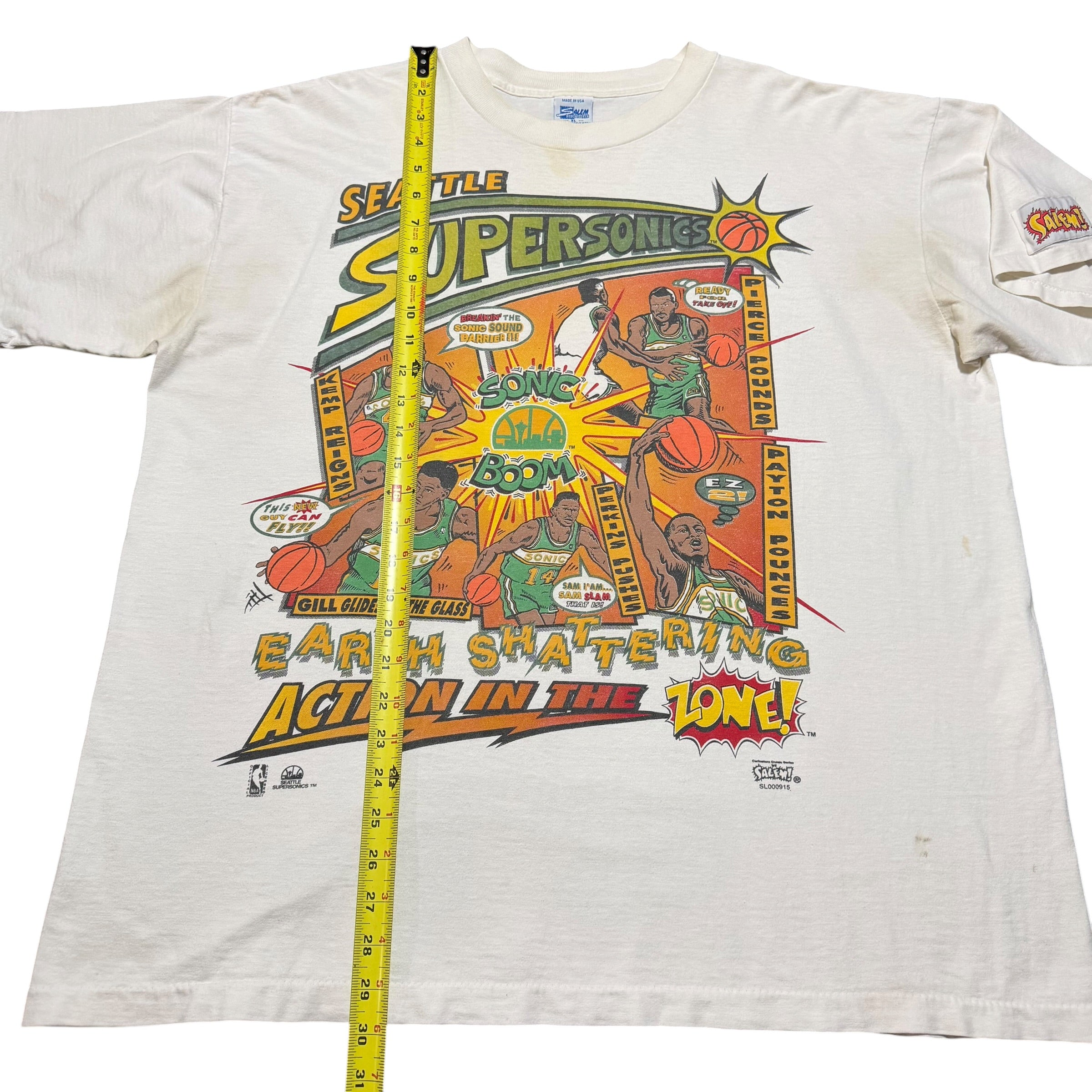 1990s Salem Comic Seattle SuperSonics NBA