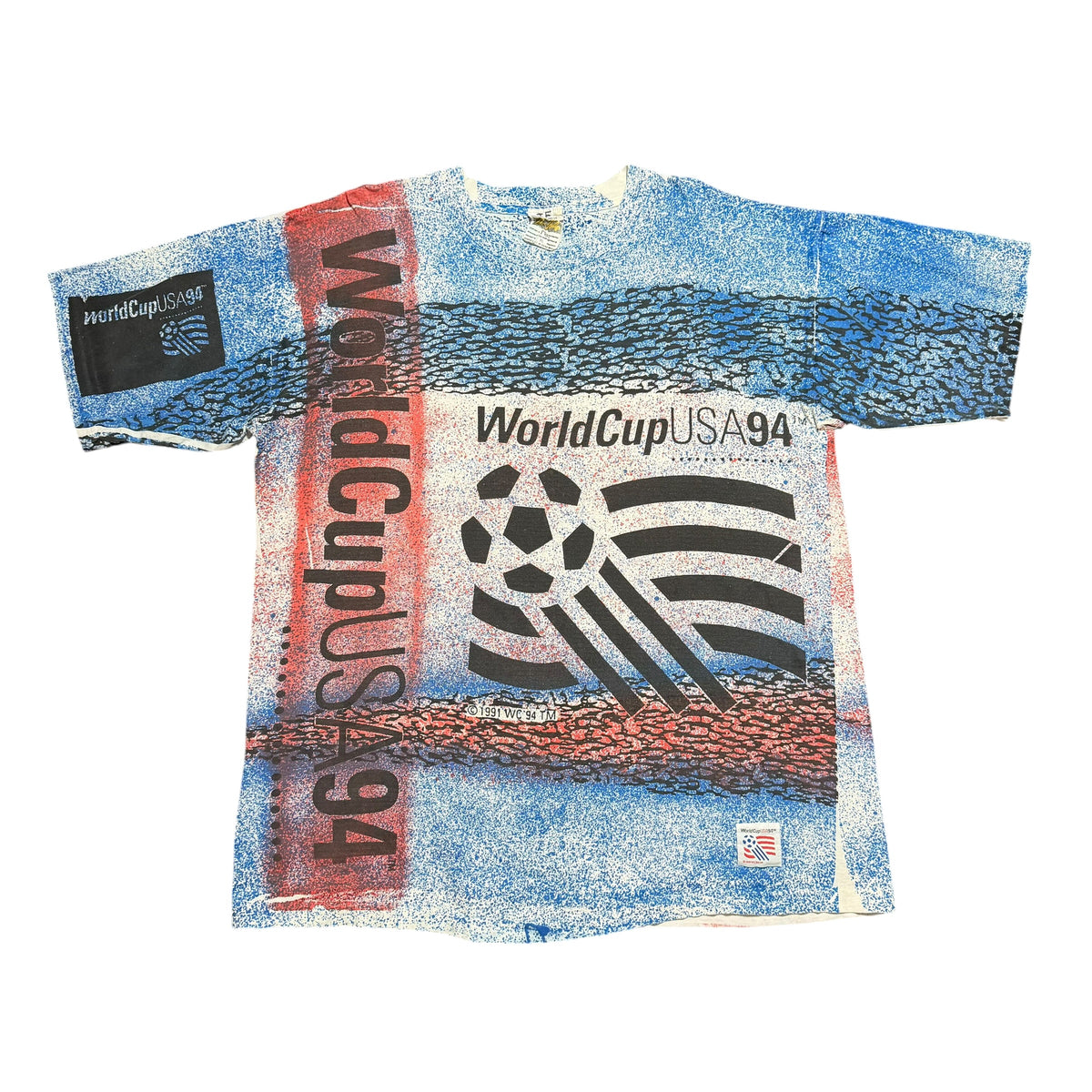 1994 World Cup USA Magic Johnson Blue & Red AOP