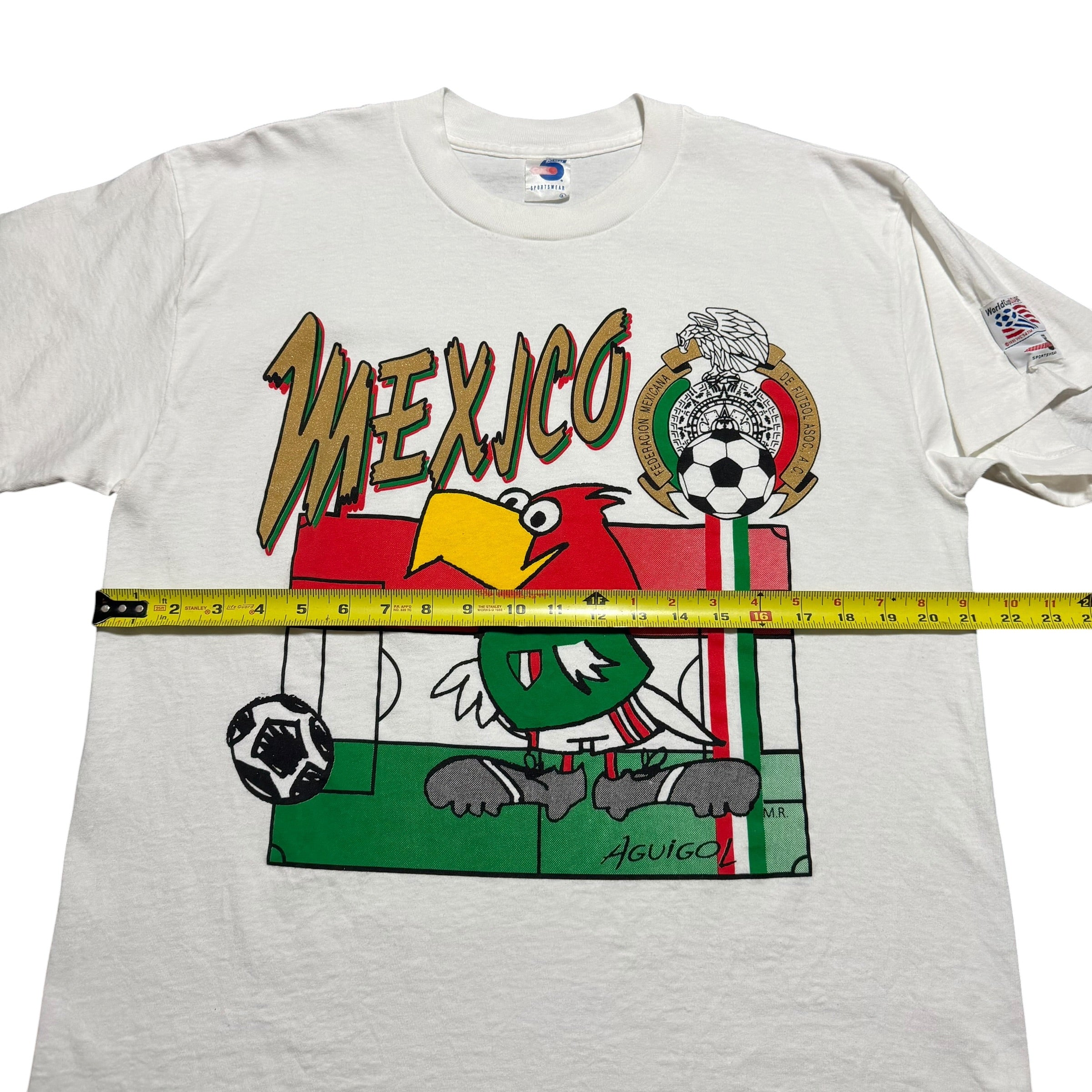 1994 World Cup Mexico Aguigol Mascot Flag
