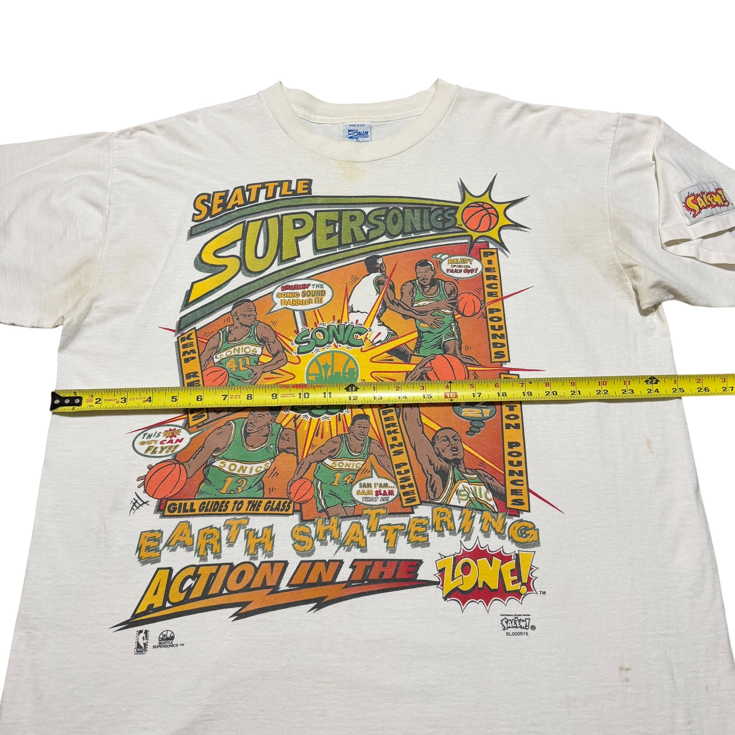 1990s Salem Comic Seattle SuperSonics NBA