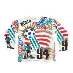 1994 World Cup USA Long Sleeve Color Block AOP