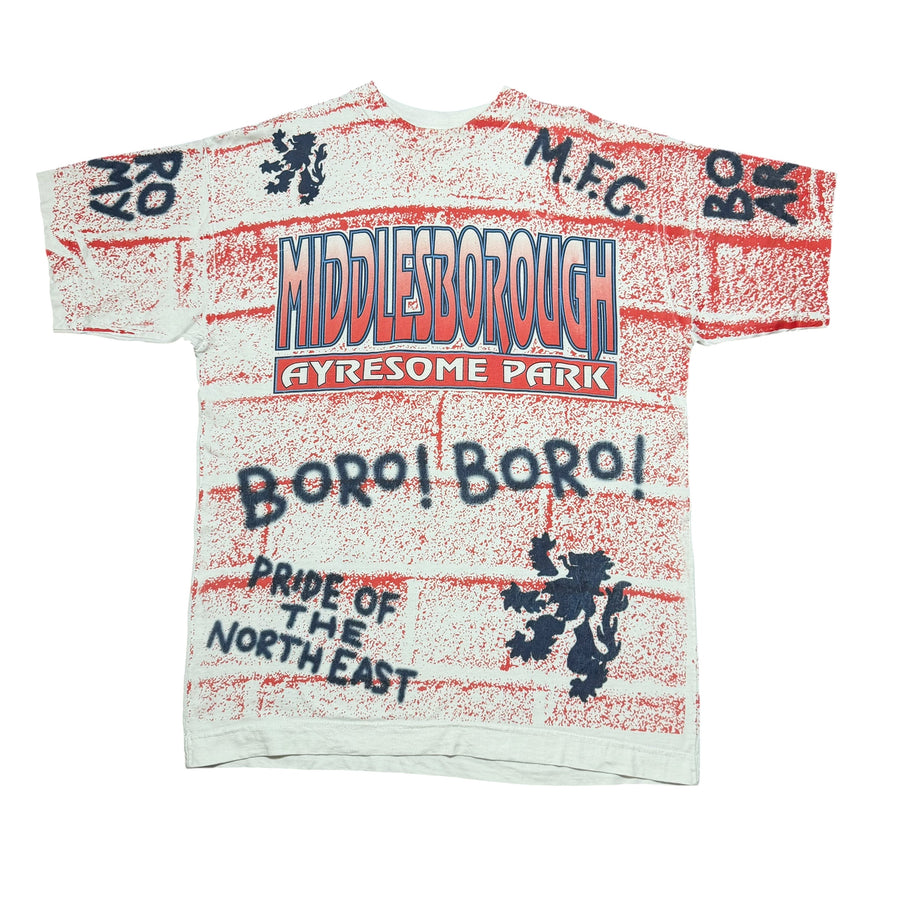 1994 Middlesborough Graffiti Brick EPL AOP