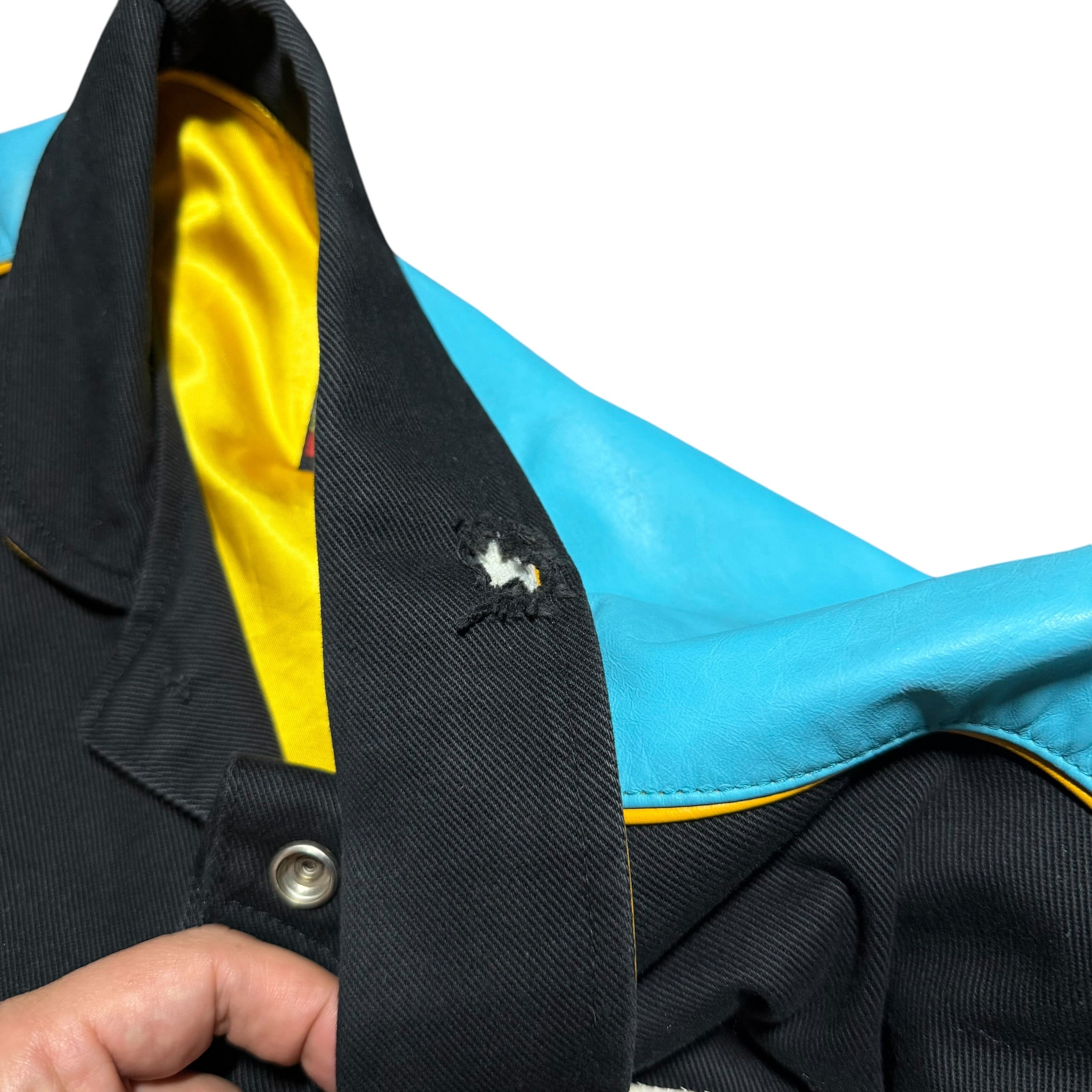 1994 World Cup Jeff Hamilton Argentina Leather Patch Jacket