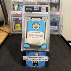 2019-20 Kevin de Bruyne Manchester City Panini EPL Hyper Prizm PSA 10 Card