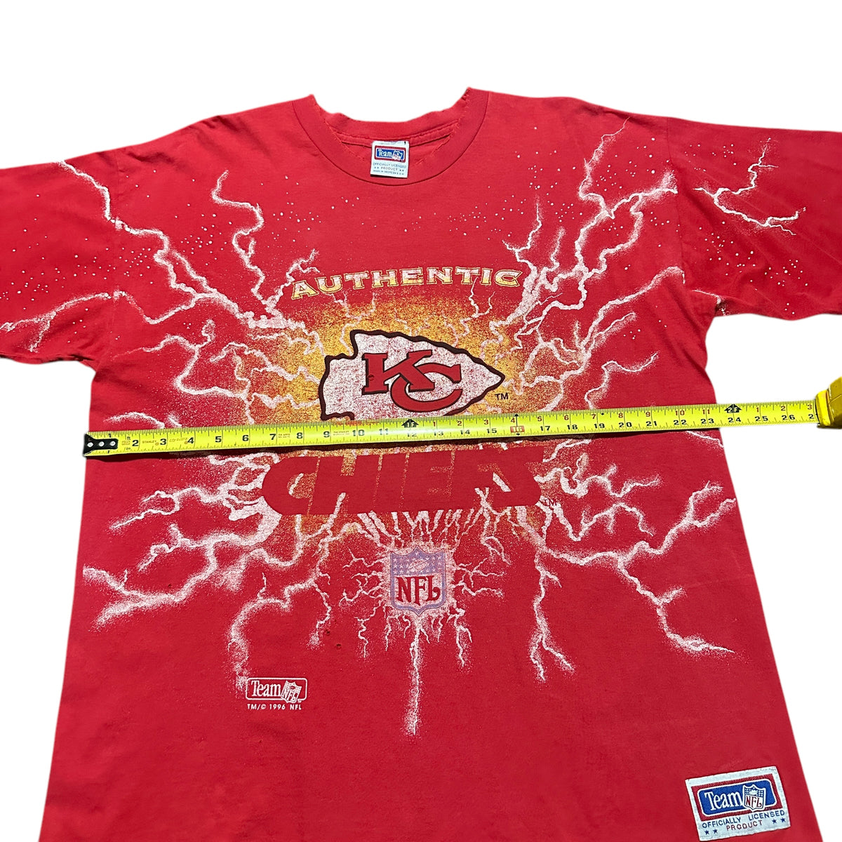 1996 Kansas City Chiefs NFL Lightning Thunder