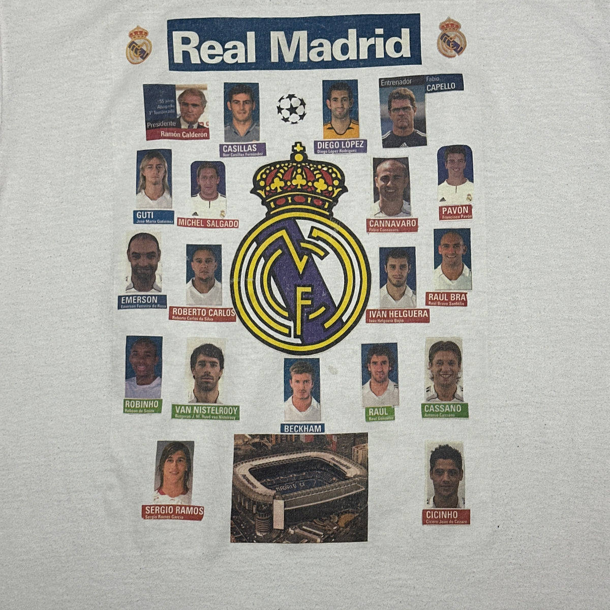 2006 Real Madrid Full Team, Coach, and Stadium