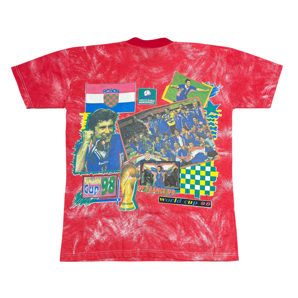 1998 World Cup France Croatia AOP Red
