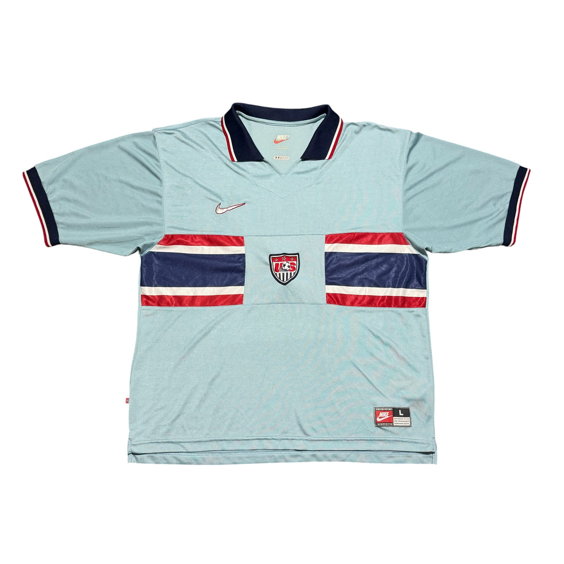 1996 USA Nike Jersey Kit Blue US Soccer #13