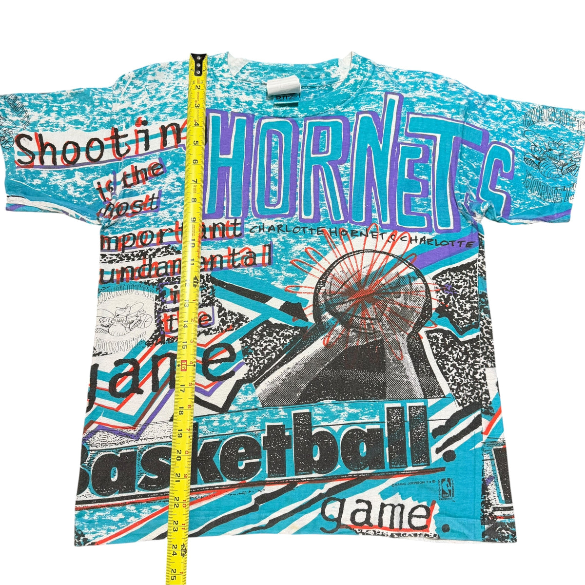 1990s Magic Johnson Charlette Hornets NBA AOP