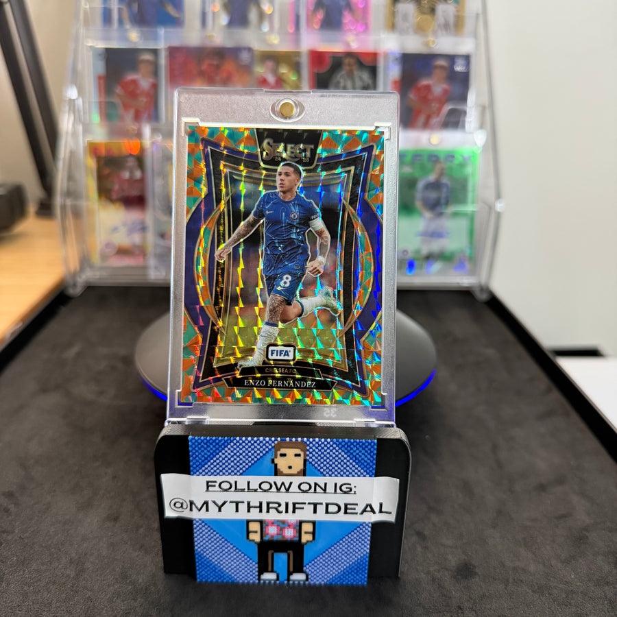 2024-25 Panini Select Enzo Fernandez Chelsea EPL Tessellation /15 Card (09/15)