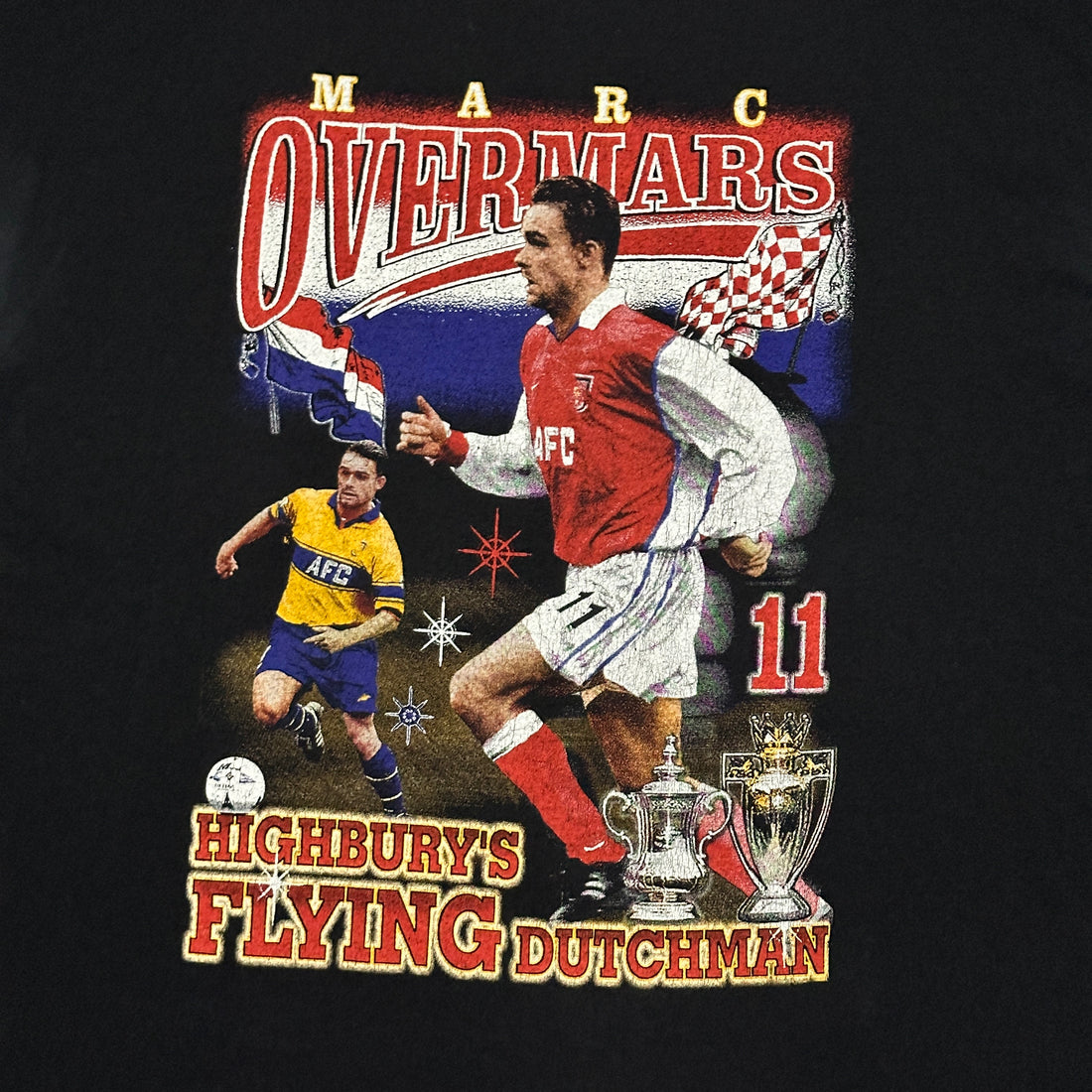 1990s Arsenal FC Marc Overmars Flying Dutchman