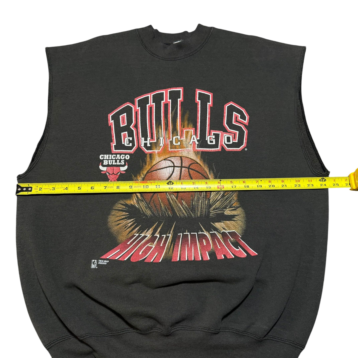 1990s Chicago Bulls High Impact NBA Crewneck Sleeveless