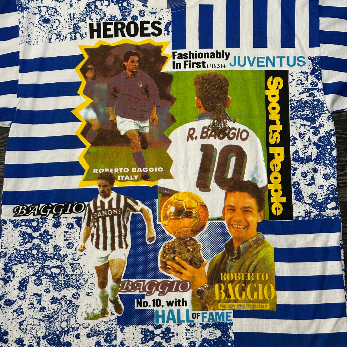 1990s Roberto Baggio Heroes Italy Serie A AOP