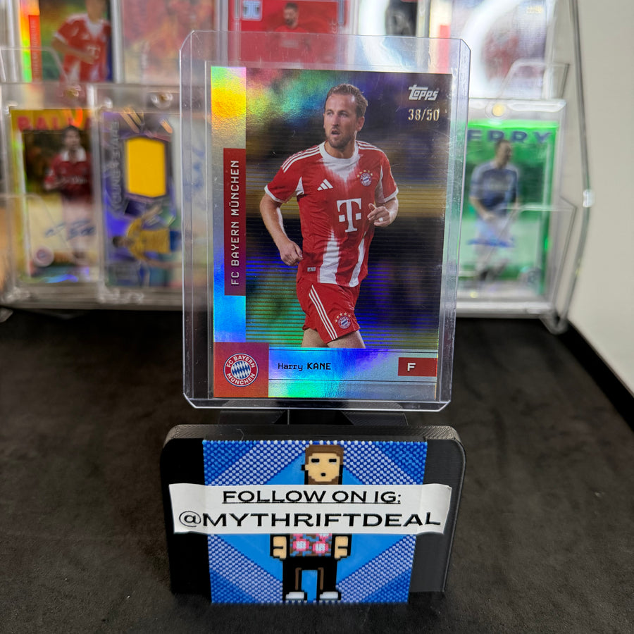 2025 Topps Harry Kane Bayern Munich Bundesliga /50 Card (38/50)