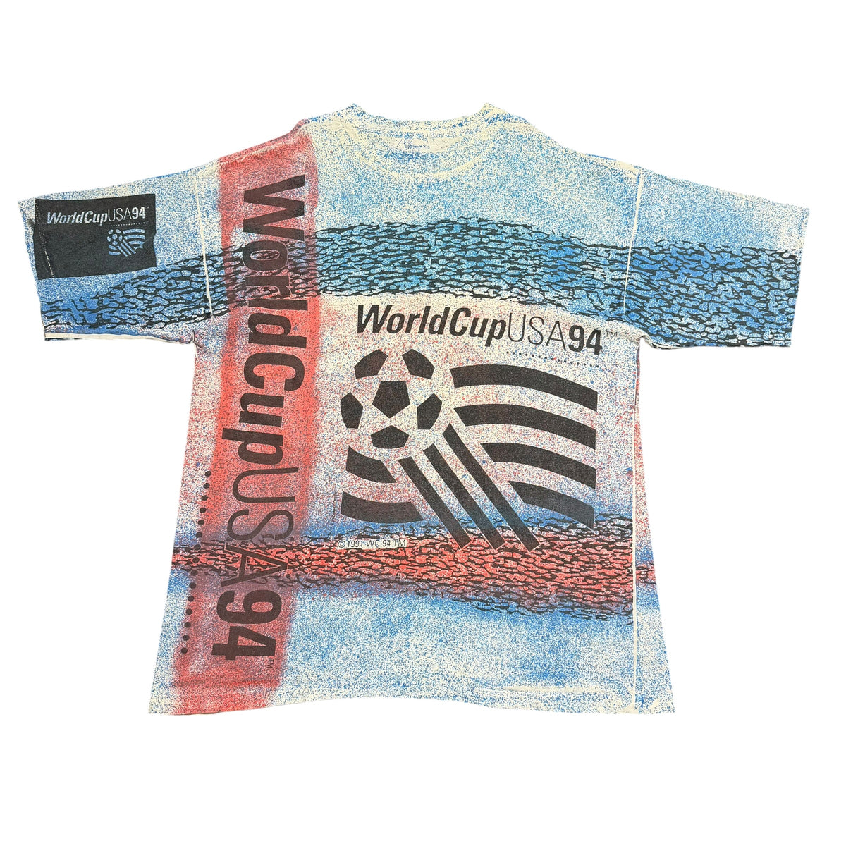 1994 World Cup USA Magic Johnson Red and Blue AOP