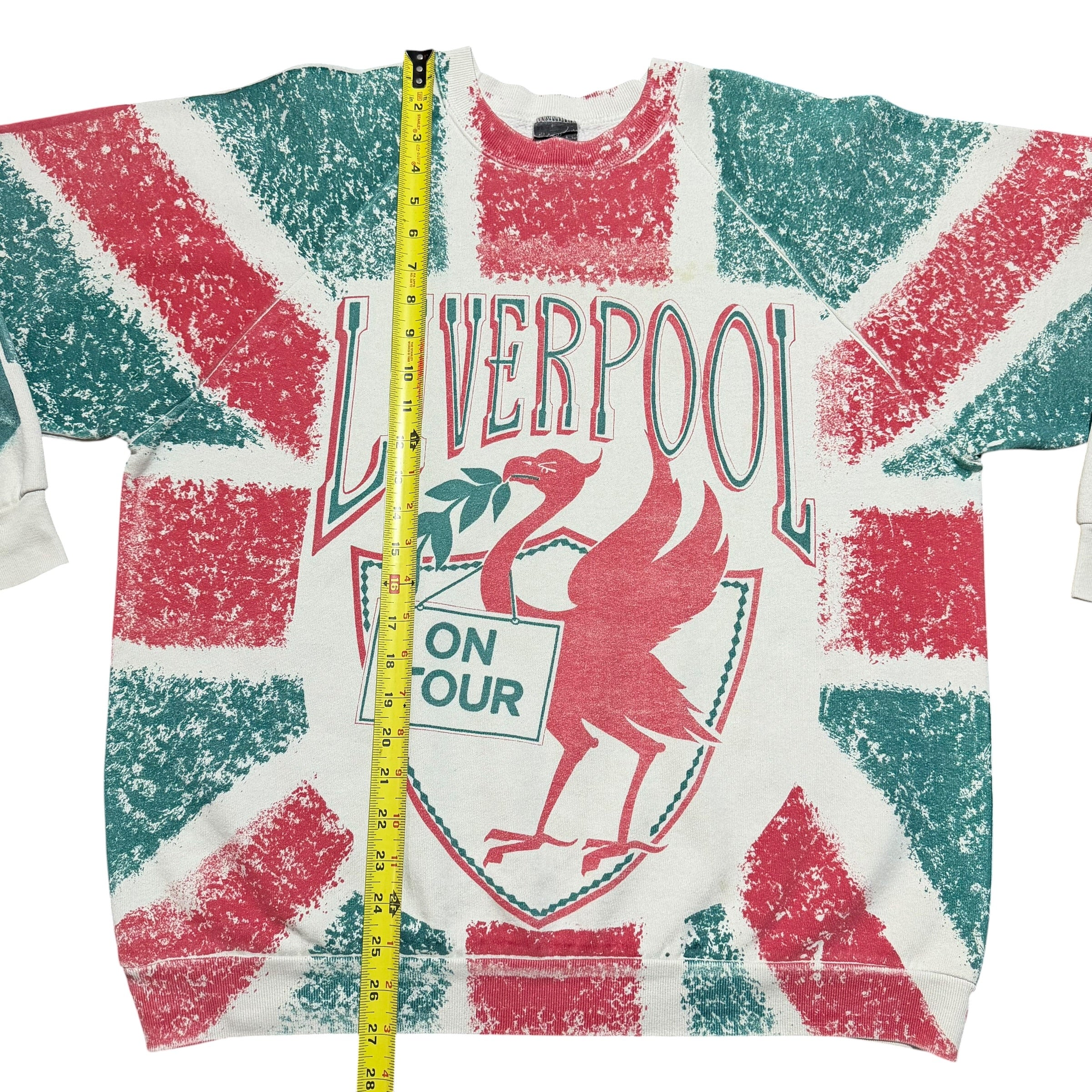 1990s Liverpool FC Crewneck England AOP