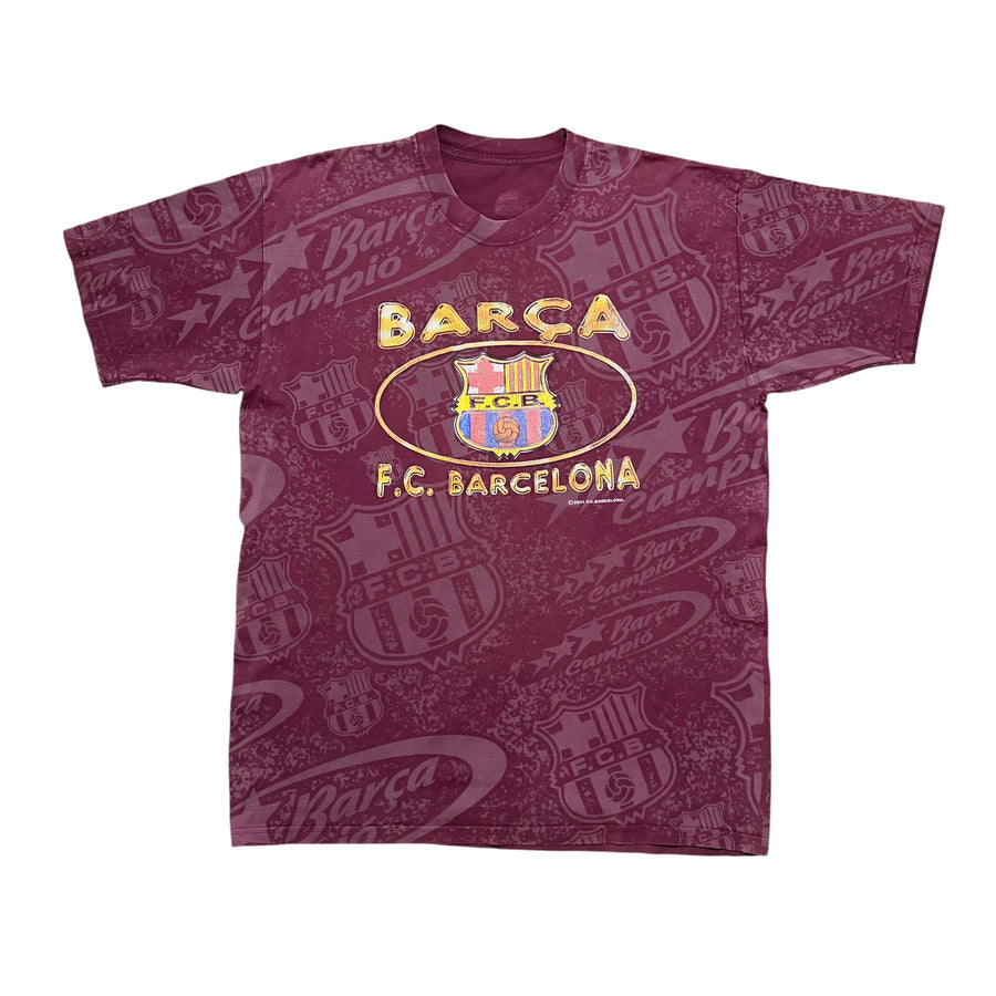 2001 FC Barcelona Logo La Liga AOP