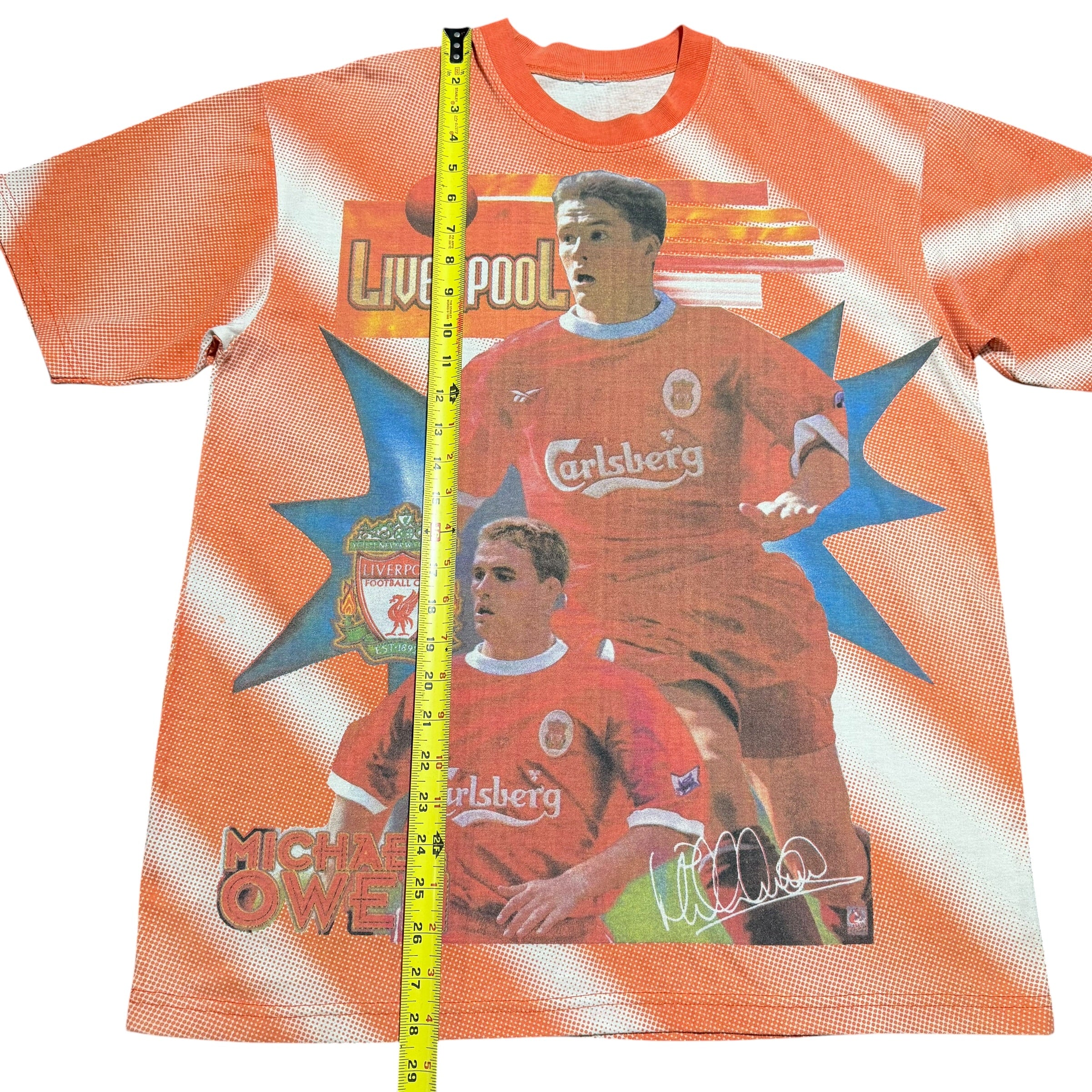 1998 Liverpool FC Michael Owen Signature England AOP