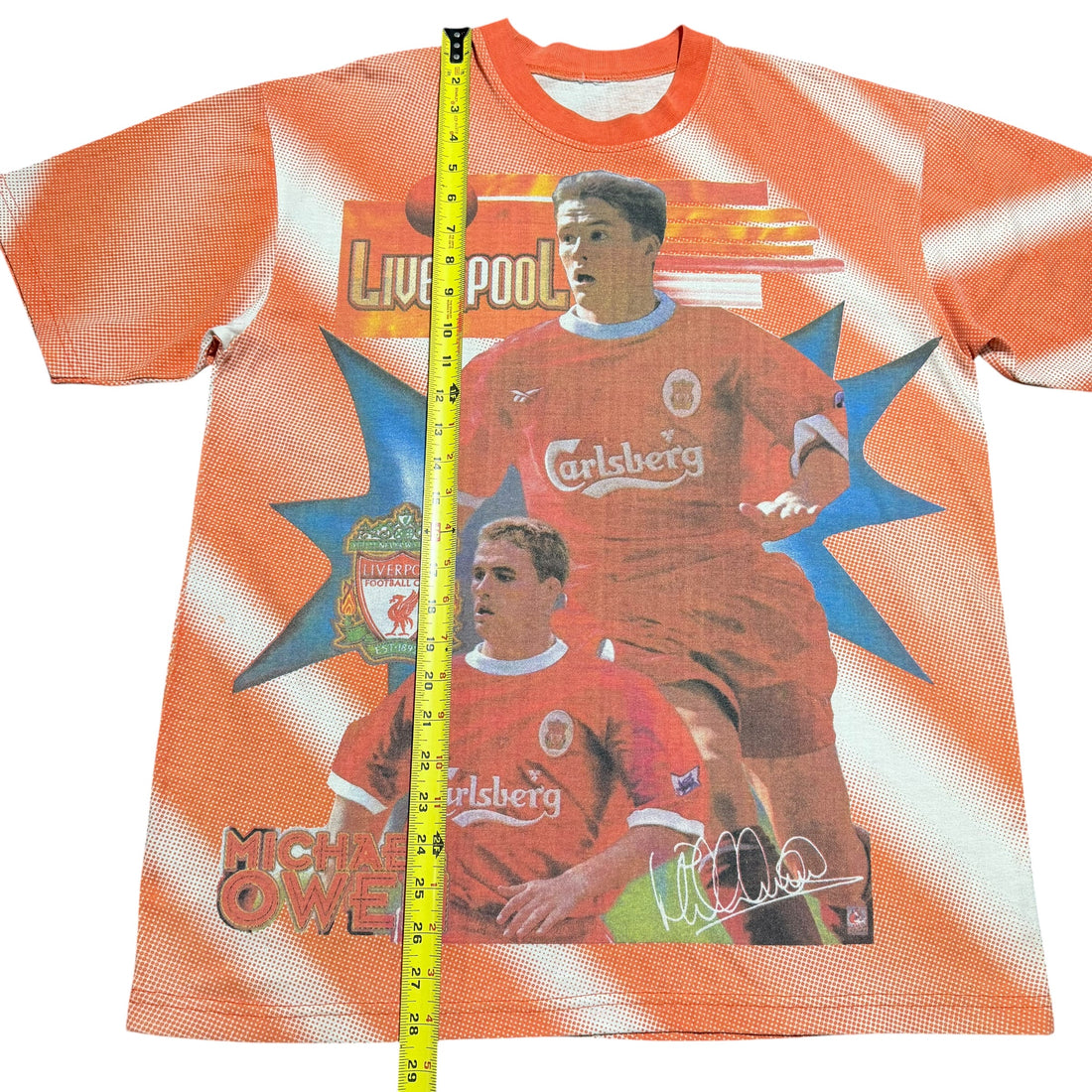 1998 Liverpool FC Michael Owen Signature England AOP