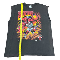 1992 Chicago Bulls Salem Superheroes Comic Sleeveless NBA