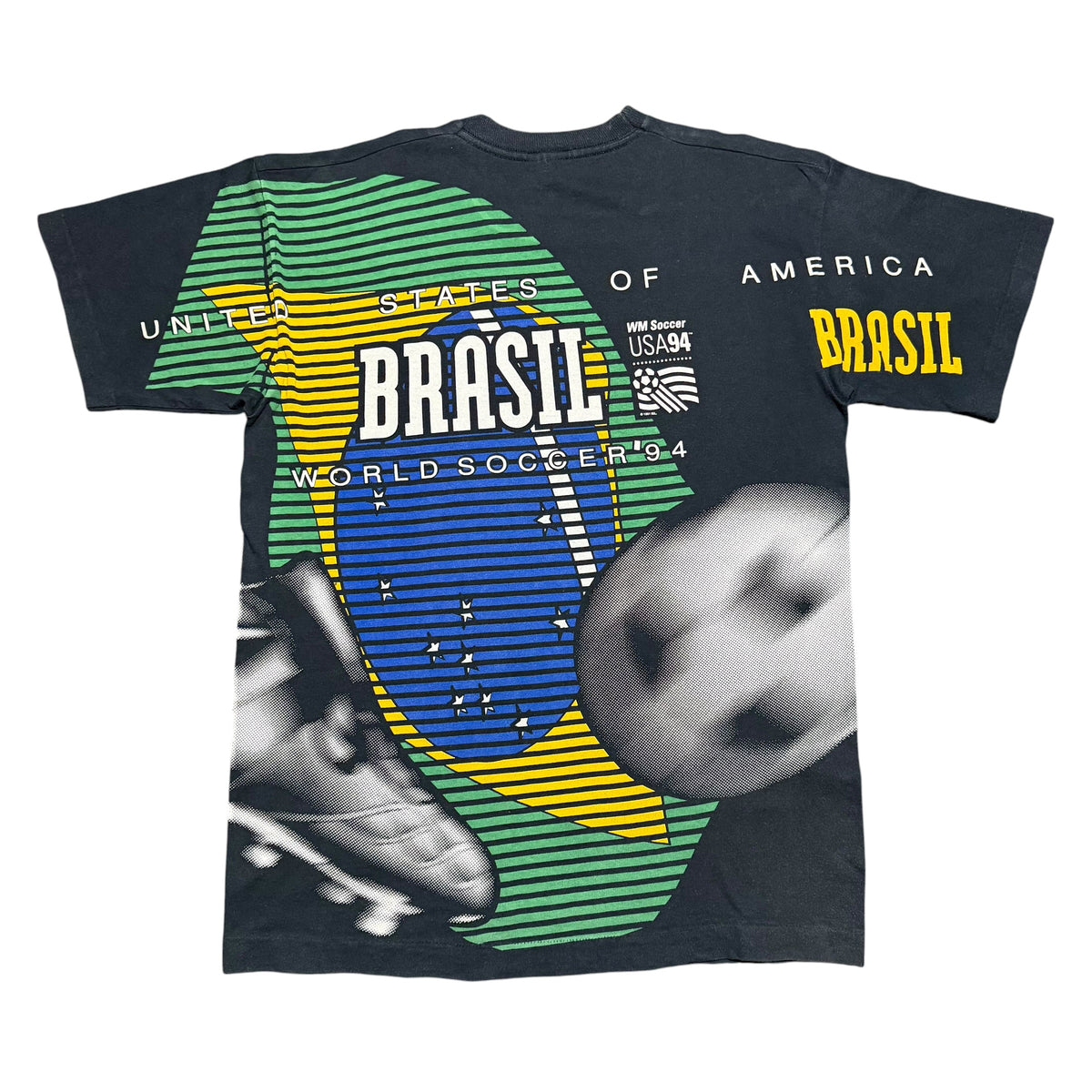 1994 World Cup Brazil Brasil USA Kick Ball Flag AOP