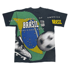 1994 World Cup Brazil Brasil USA Kick Ball Flag AOP