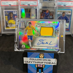 2016-17 Oscar Brazil Chelsea Panini Spectra Young Stars Autograph Patch /149 Card (94/149)